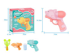 B/O Bubble Gun Set W/L_M(2C) toys