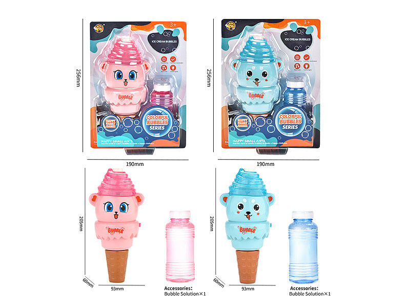 B/O Ice Cream Bubble Maker W/L_M(2C) toys
