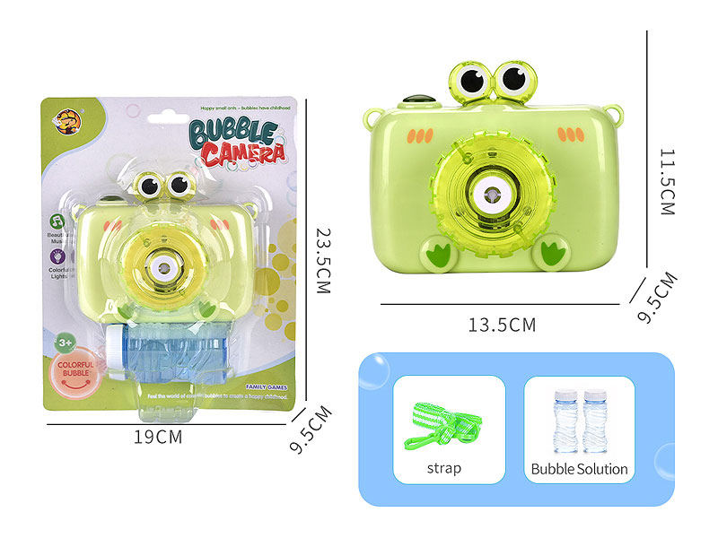 B/O Camera Bubble Maker W/l_M toys