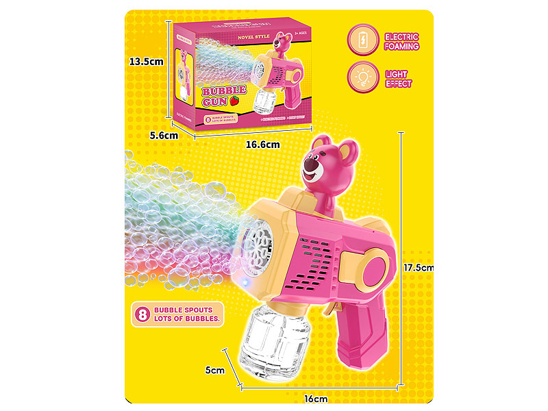 B/O Bubble Machine W/L toys