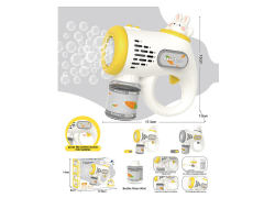 萌兔电动泡泡枪带灯光（2色）