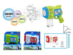 电动泡泡枪带灯光（2色）