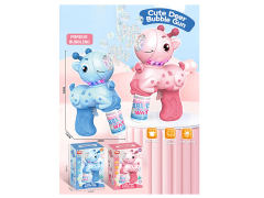 电动卡通小鹿泡泡枪（2色）