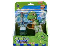 恐龙电动8孔泡泡枪带灯光