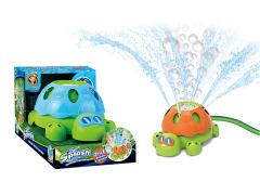 乌龟电动喷水泡泡机