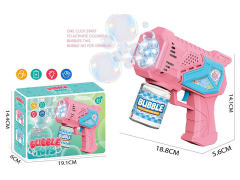 电动泡泡枪带灯光