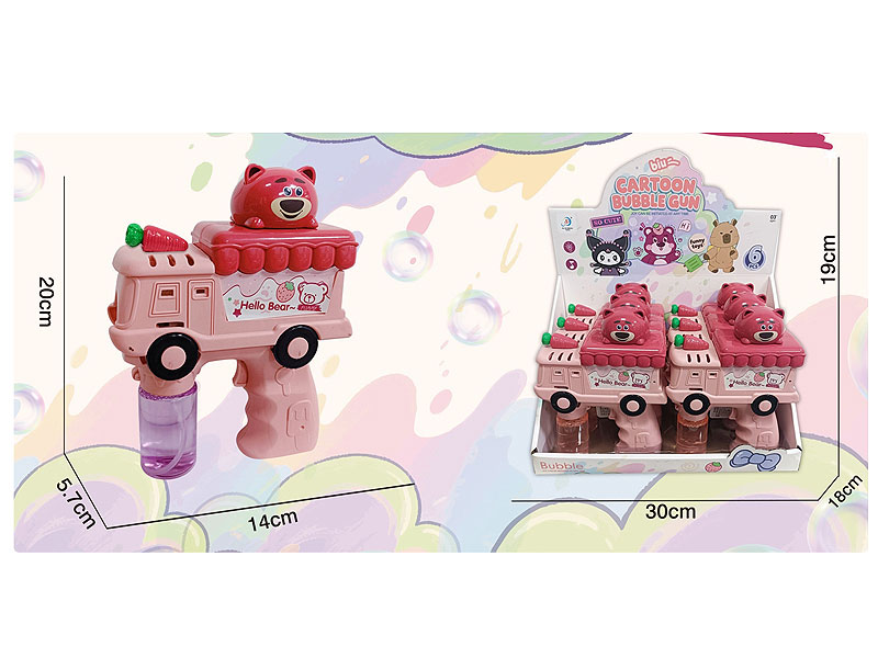 B/O Bubble Gun W/L(6in1) toys