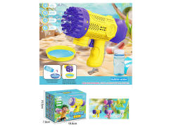 电动沾水喷泡泡枪（有尾）