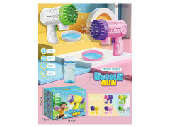 电动沾水喷泡泡枪（无尾）