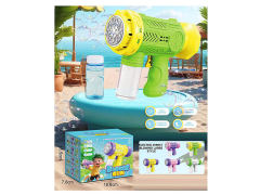 电动自动喷泡泡枪（有尾）