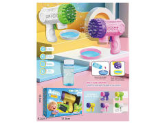 电动沾水喷泡泡枪（无尾）