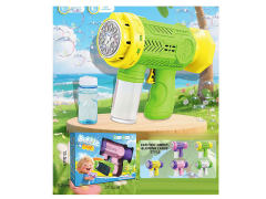 电动自动喷泡泡枪（有尾）