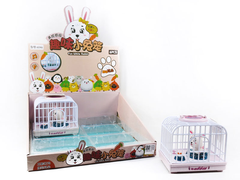 S/C Rabbit Cage W/L(6in1) toys