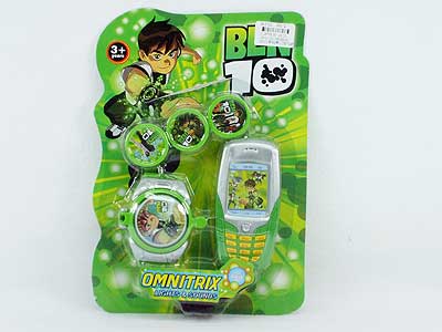 BEN10 Mobile Telephone W/IC & Flying Saucer toys