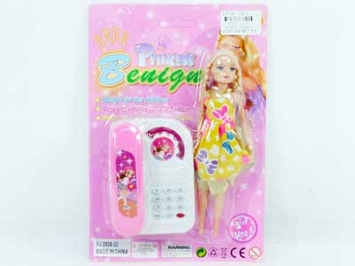 Telephone W/L_M & 7"Doll toys