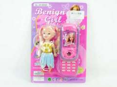 Mobile Telephone & Doll