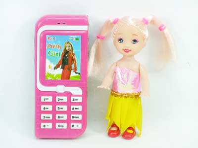 Mobile Telephone & 3.5"Doll toys