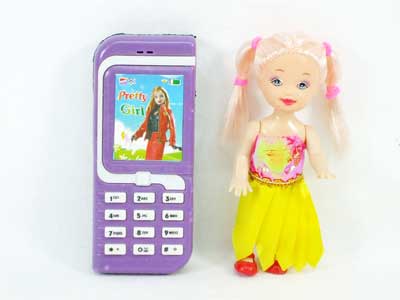 Mobile Telephone & 3.5"Doll toys