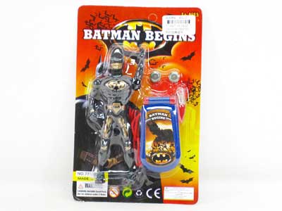 Mobile Phone & Bat Man toys