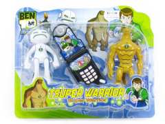 BEN10 Mobile Telephone W/L_M & Super Man toys