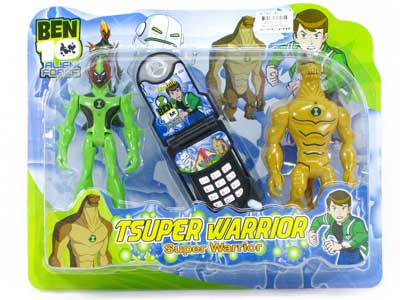 BEN10 Mobile Telephone W/L_M & Super Man toys