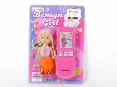 Mobile Telephone & 3.5"Doll