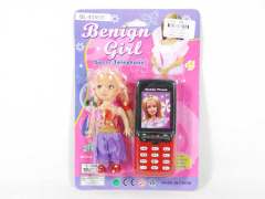 Mobile Telephone W/L & 3.5"Doll toys