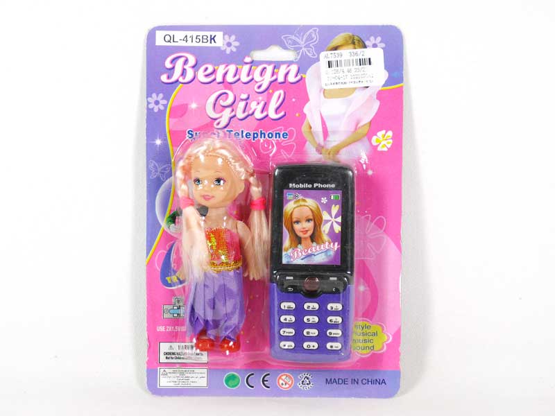 Mobile Telephone W/L & 3.5"Doll toys