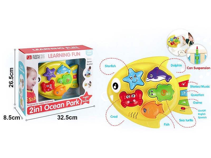 Learning Fish W/M toys