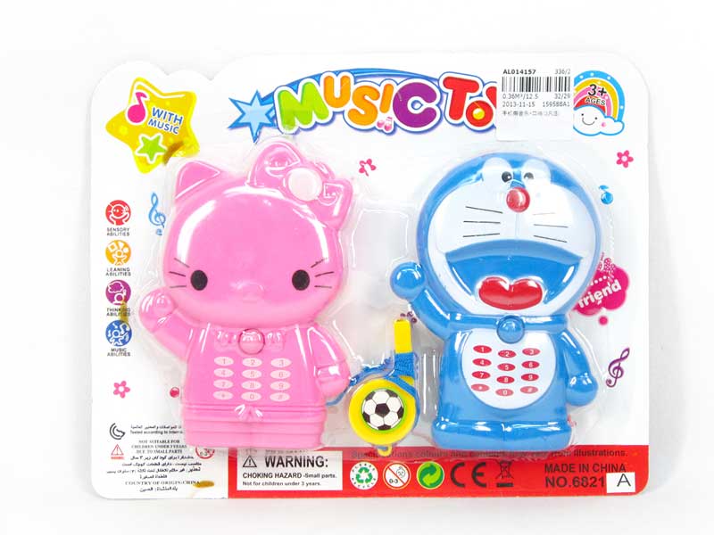Mobile Telephone W/M & Whistle(2in1) toys