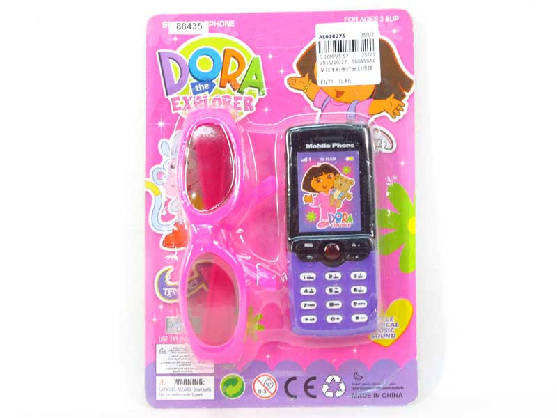 Mobile Telephone  W/L & Glass toys