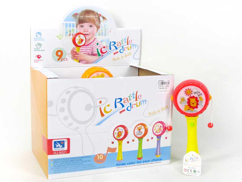 Rattle-drum W/M(9in1) toys