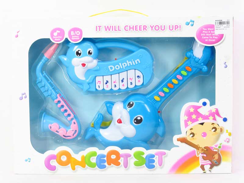Electronic Organ & Guitar & Saxophone(2C) toys