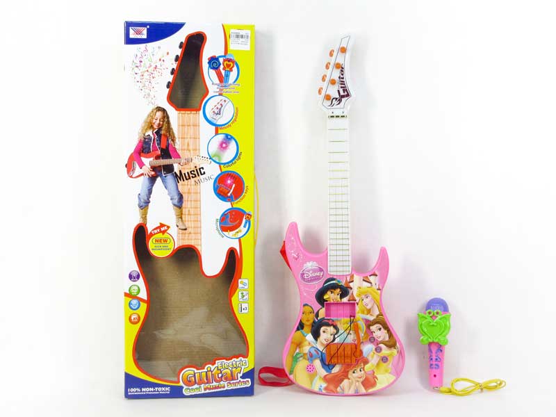 Electric Guitar & Microphone W/L toys
