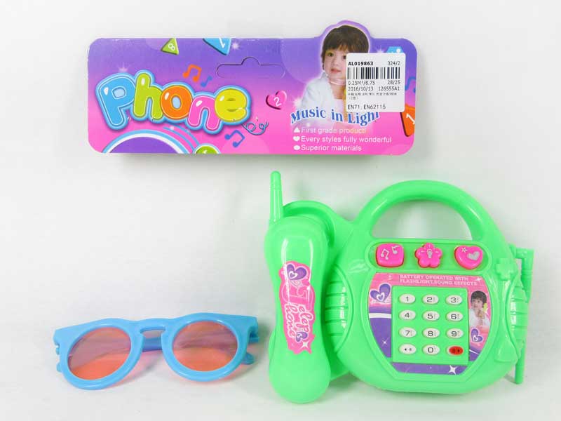 Telephone W/L_M & Glasses(2C) toys