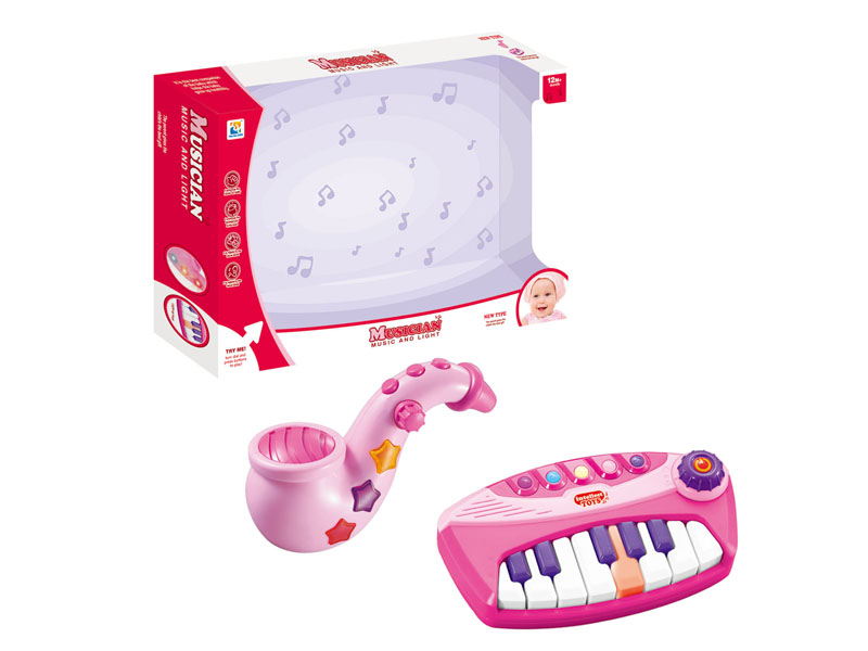 Electronic Organ & Saxophone W/L_m toys