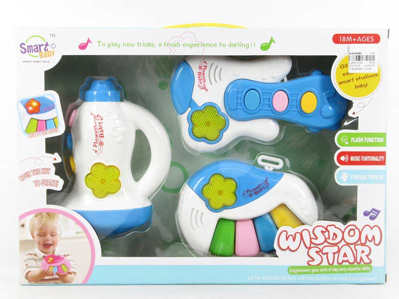 Musical Instrument Set W/M(3in10 toys