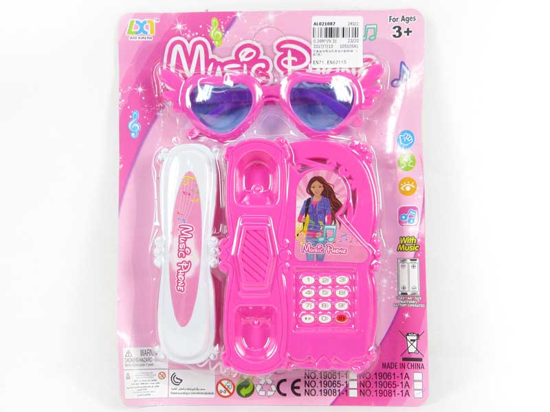 Telephone W/M & Glasses(2S2C) toys