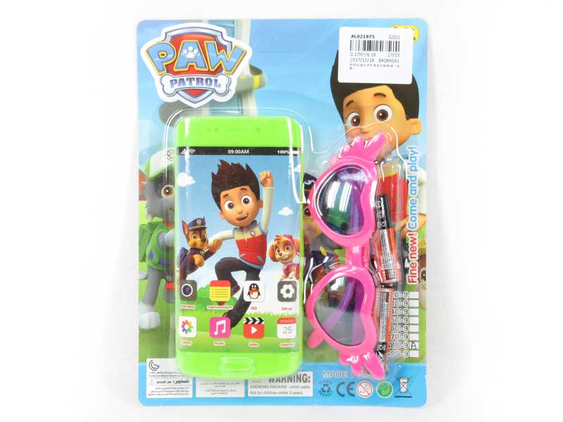 Mobile Telephone W/M & Glasses toys