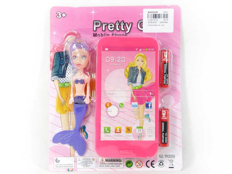 Mobile Telephone W/M & Mermaid toys