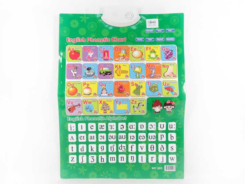 English Voice Wall Chart toys