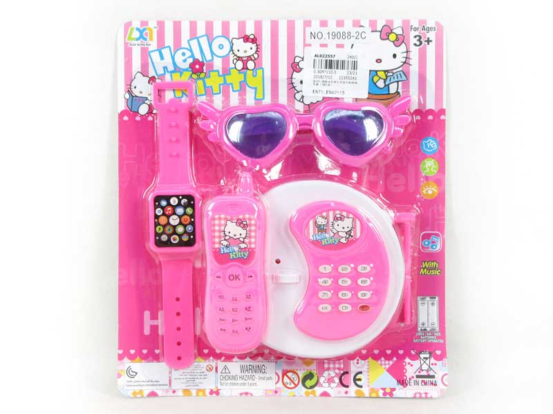 Telephone W/L_M & Watch & Glasses(2S2C) toys