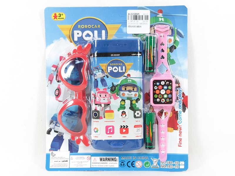 Mobile Telephone W/M & Glass toys