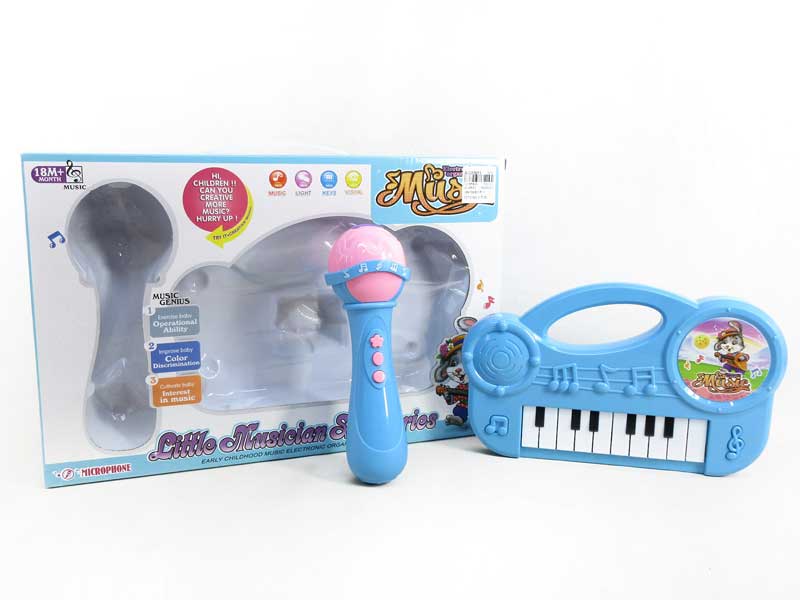 Electrical Piano W/Microphone_L toys