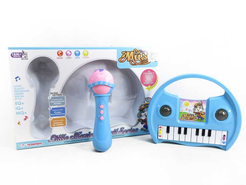 Electrical Piano W/Microphone_L toys