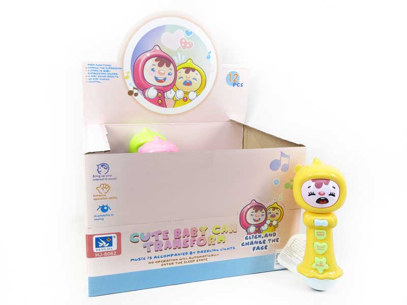 Face-changing Baby Stick W/M(12in1) toys