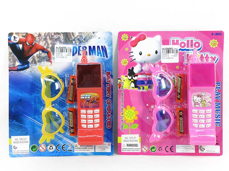 Mobile Telephone & Glasses toys