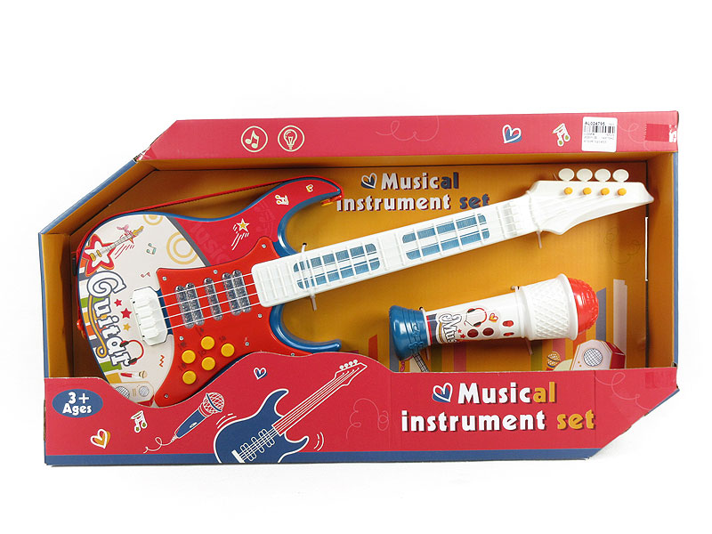 Guitar W/L_M & Microphone toys