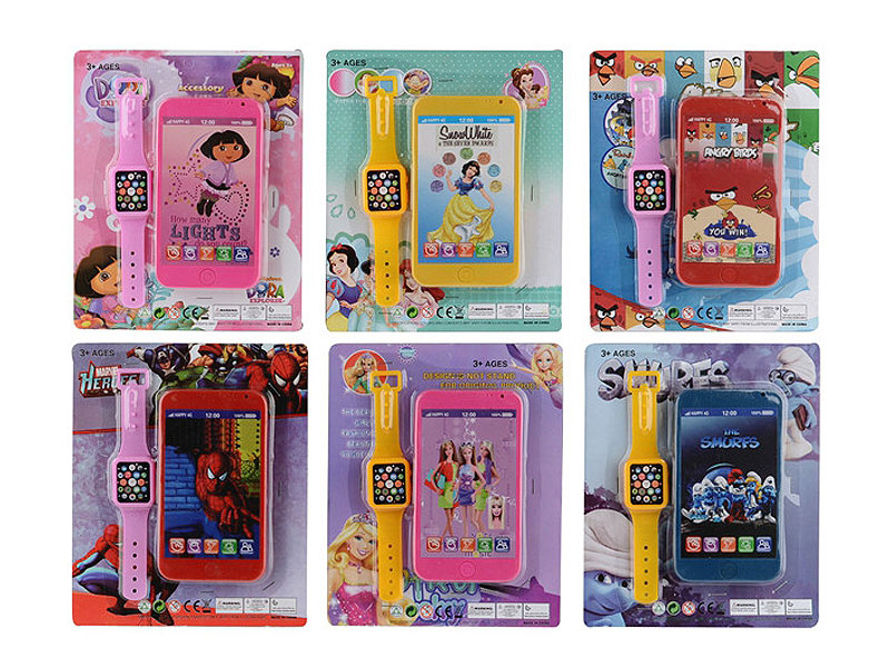 Mobile Telephone W/M & Watch toys