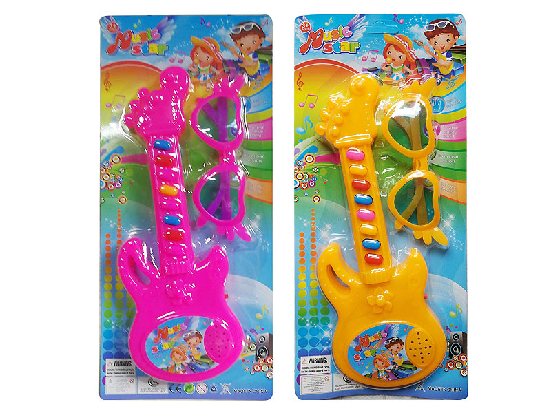 Guitar W/M & Glasses(2C) toys